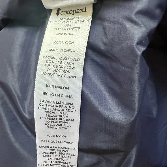 New without tags Cotopaxi Multicolor Hooded Puffer Jacket Stadium Parka Winter - Picture 11 of 12